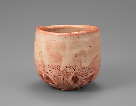 吉田喜彦 3.赤志野筒茶盌